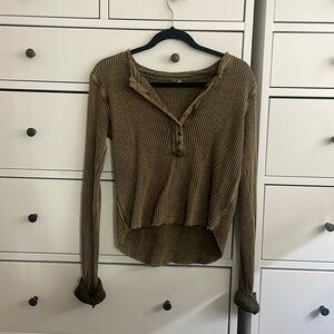 Free People Henley Long Sleeve